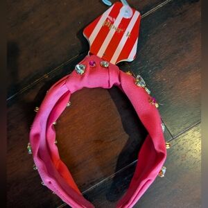 New Piper K Pink Bejeweled Headband